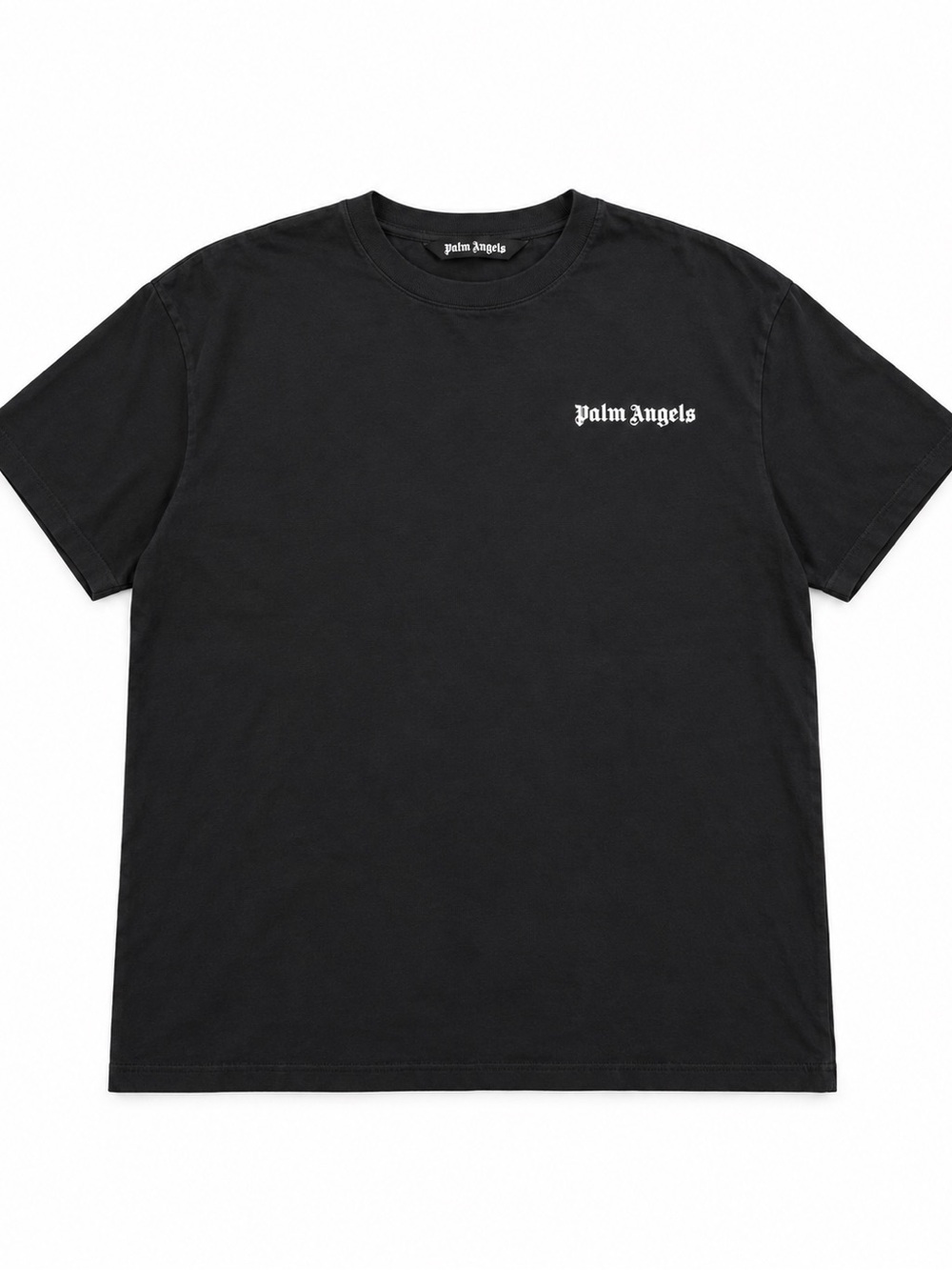 Palm Angels Men's Black Logo T-Shirt